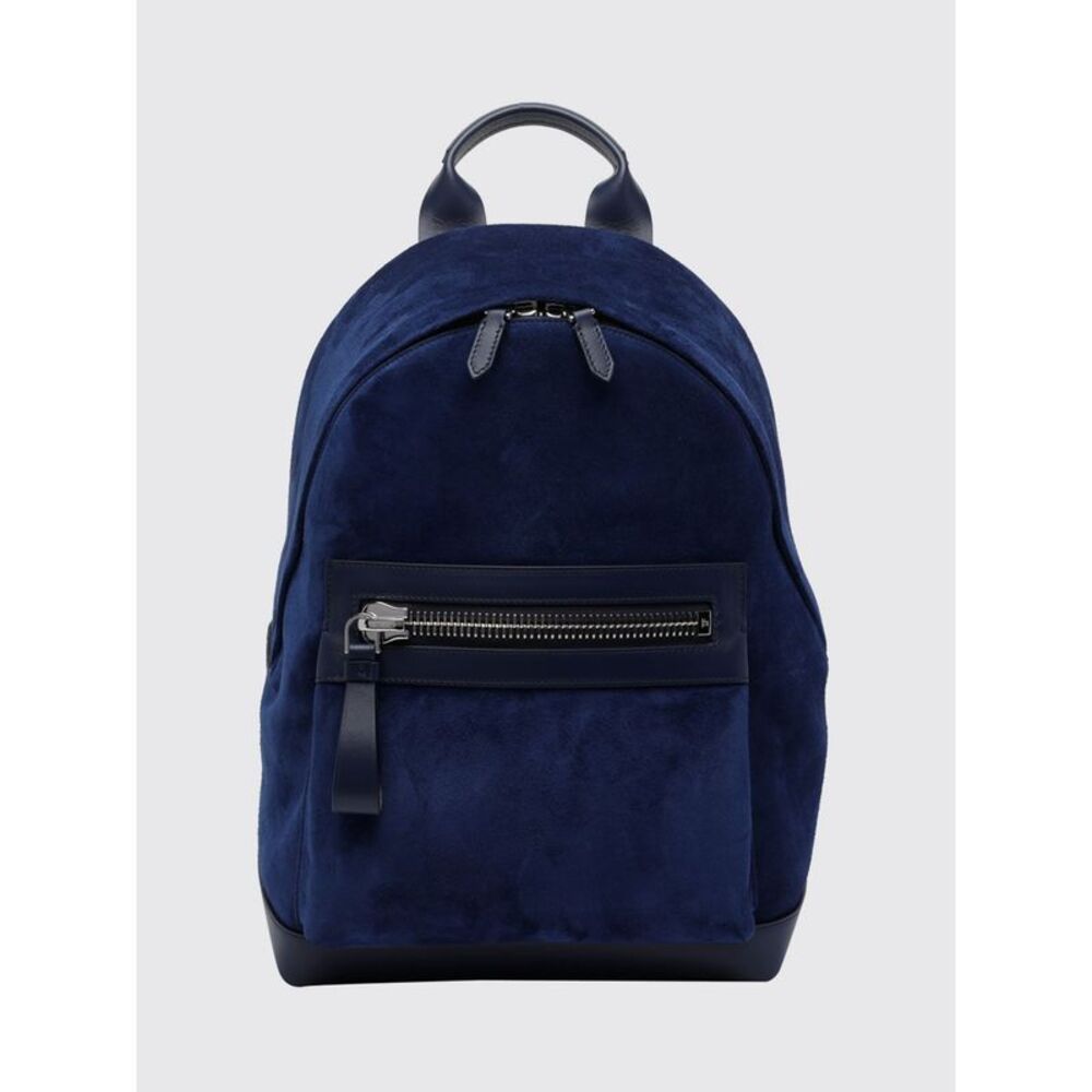Tom Ford Backpack Men Blue